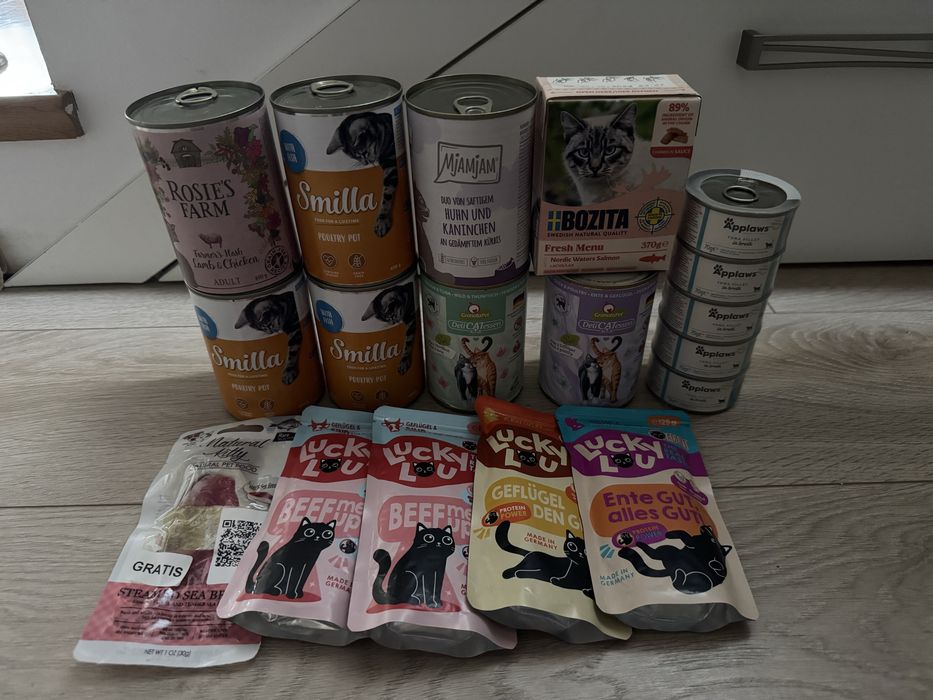 Karmy mokre dla kota