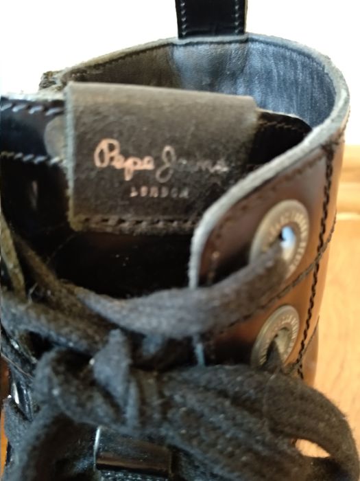 Женские лакированные ботинки от Pepe Jeans London,