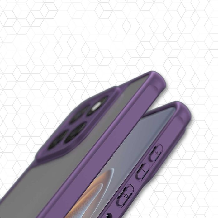 Etui JOLLBY. Shadow do Motorola Edge 60 Fusion (Frosted Purple)