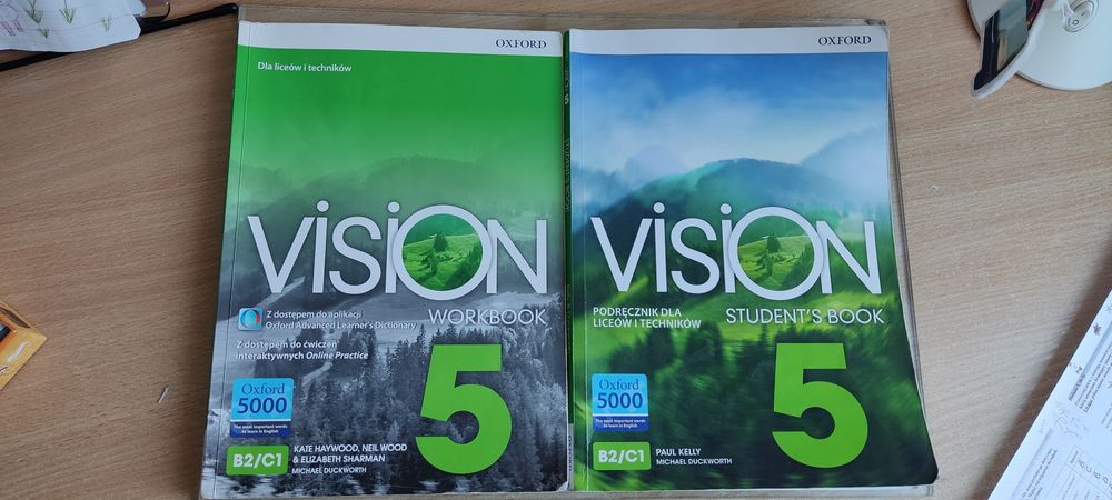 Vision 5 podręcznik + ćwiczenia