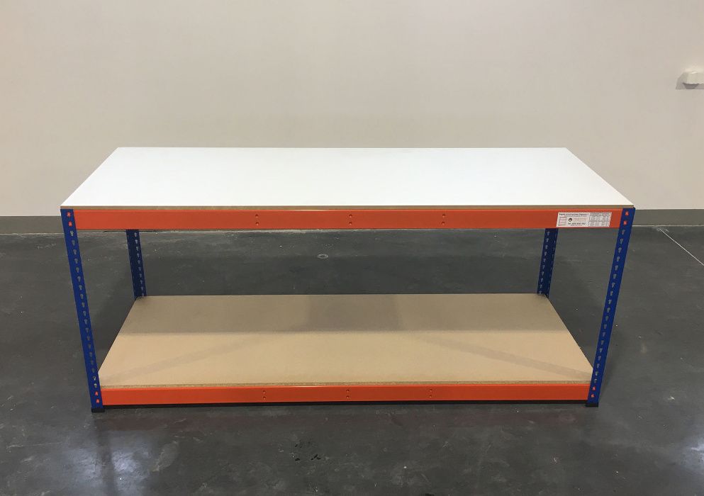 Stół roboczy warsztatowy bardzo mocny 2 poziomy 10 lat gwarancji