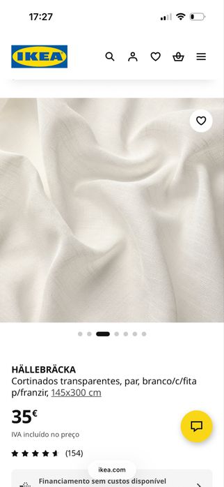 Cortinas ondas ikea