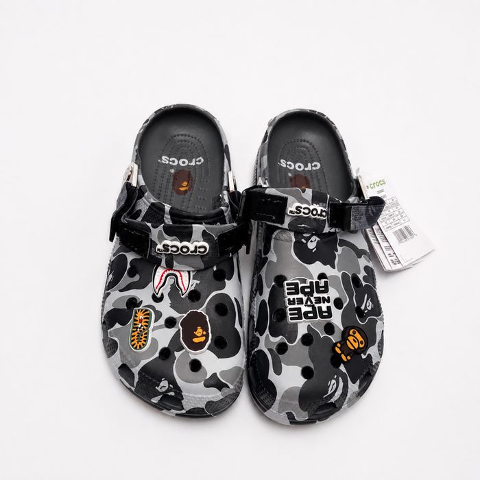 В НАЯВНОСТІ Crocs x Bape | крокси бейп | кроксы A Bathing Ape