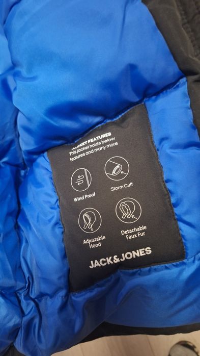 Парка зимняя мужская Jack & Jones, S размер