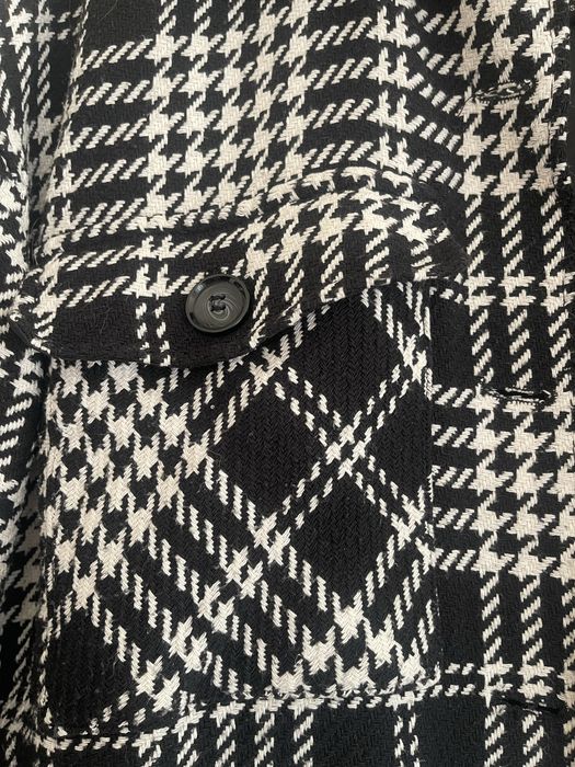 Casaco estilo camisa com padrão