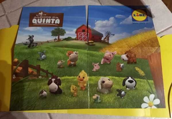 Caderneta LIDL "Amigos da Quinta" (VAZIA) ATENÇÃO: A caderneta tem 2 páginas pintadas