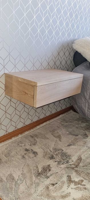 Konsola/szafka nocna z litego dębu