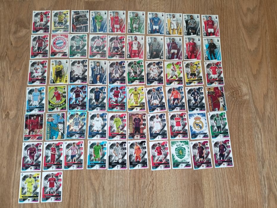 Piłkarskie karty kolekcjonerskie topps MATCH ATTAX