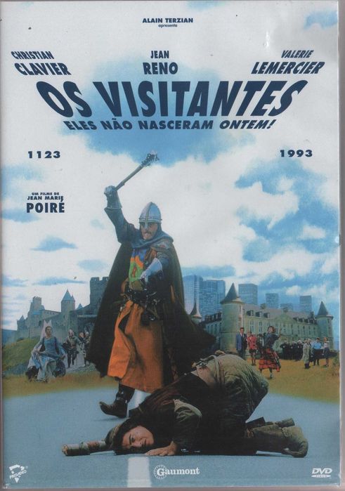 Dvd Os Visitantes - comédia - Jean Reno
