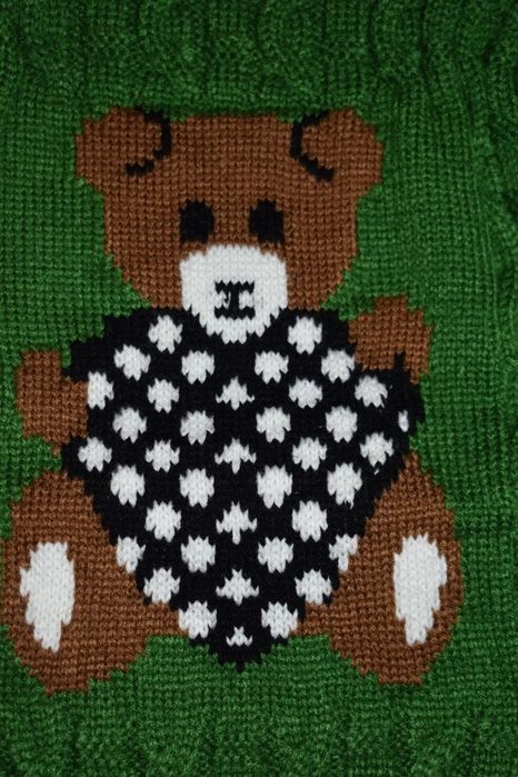 Светр гольф зелений теплий Ведмежа