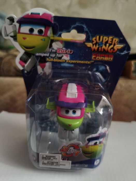 Super Wings набір 4шт. Супер крила Jett, Runi, Curie, Sara