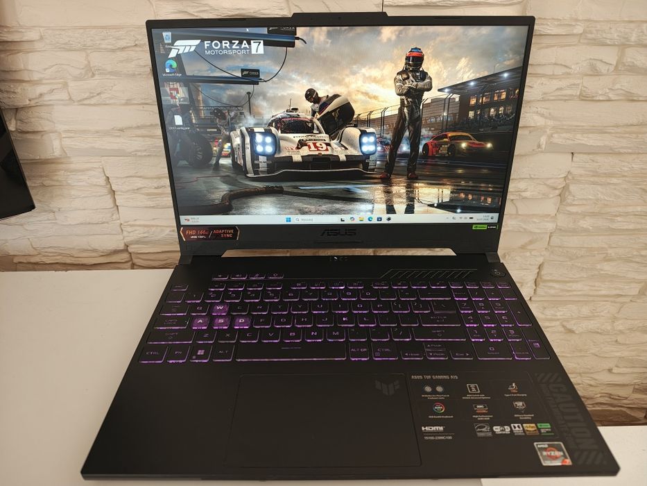 GAMINGOWY laptop ASUS TUF 15.6"RYZEN 7-16x4.75Ghz,16GB,RTX4060-8GB/140W
