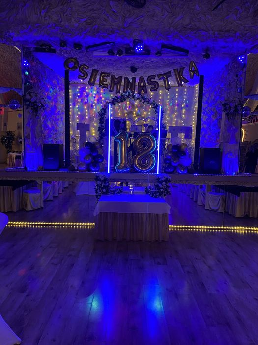 Sala na 18-skę, 30stkę, 40stkę, 50 tkę, Ślub w ogrodzie.