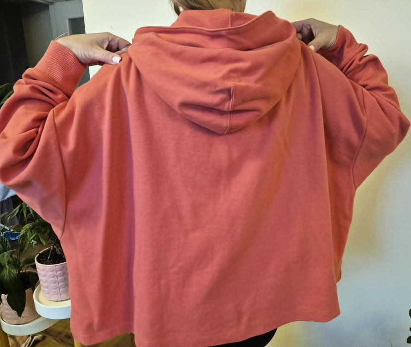 bluza oversize z kapturem koralowa 36/38*Esprit*S/M