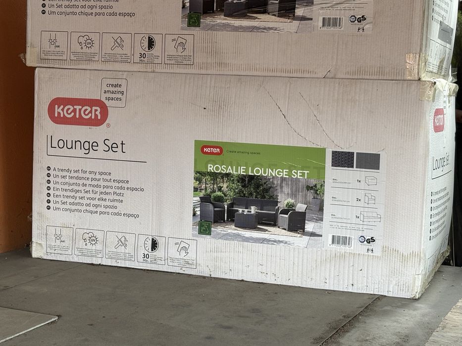 Meble ogrodowe ratanowe nowe komplet