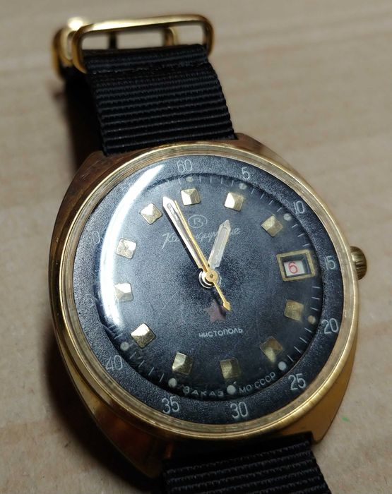 Классические, командирские часы калибра 2234 (стоп-секунда)