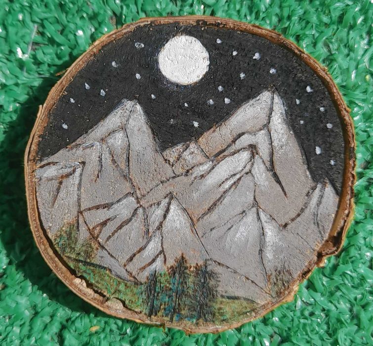 Ímanes Pirografados e Pintados à Mão!