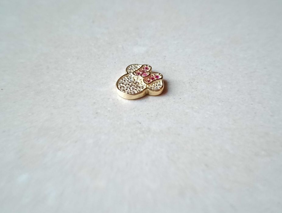 Petite Floating charms Myszka Minnie do szklanego wisiorka P