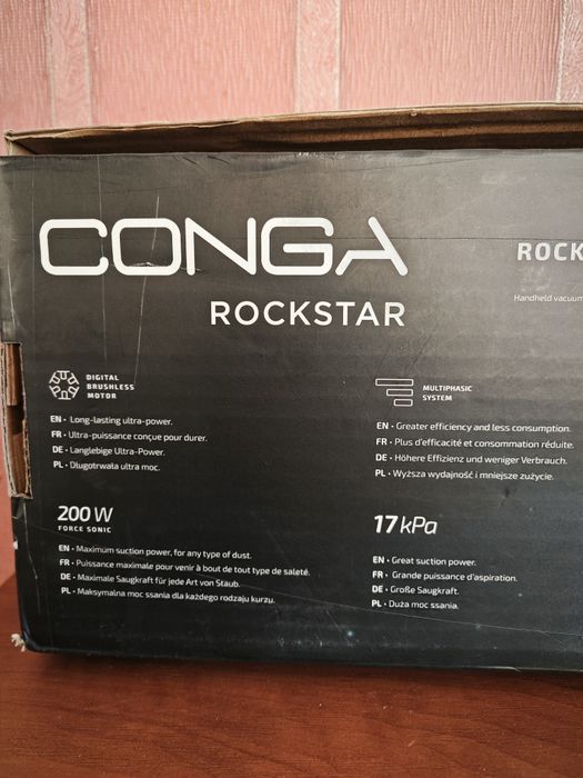 Ручной портативный аккумуляторный пылесос Cecotec Conga Rockstar Micro