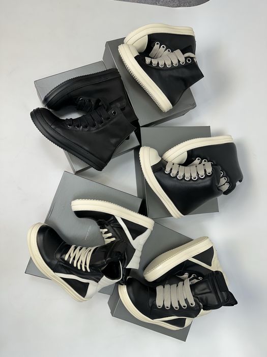 Rick Owens Ramones Geobasket Jumbo High Low Mega Double Opium кеды 43