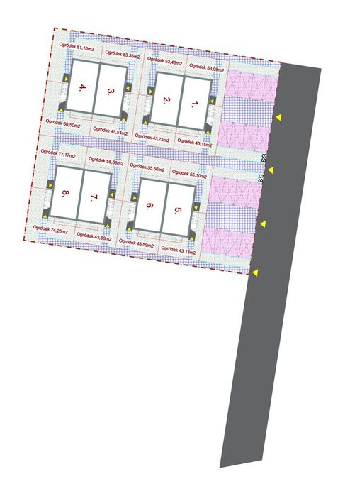 Dwupoziomowy segment 80m² | Ogród | Pompa ciepła | PV | 0% czynszu RKM