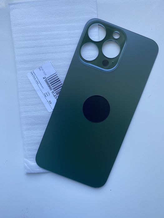 Задня кришка Apple iPhone 13 Pro Alpine Green (з великим отвором для камери)
