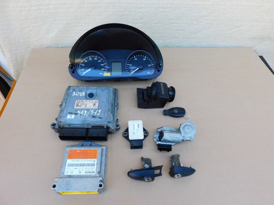 Zestaw Startowy Mercedes Sprinter 3.0 V6 190KM ECU A6421504941 Stacyjka Kpl