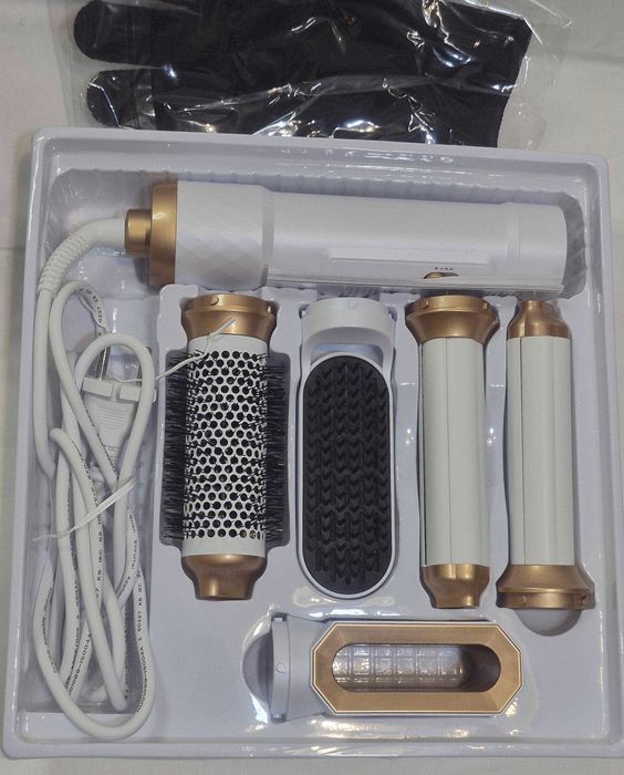 Стайлер UKLISS WT-638 5в1 фен-щітка з насадками