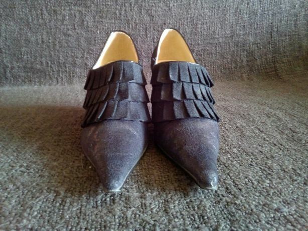 Жіночі замшеві туфлі