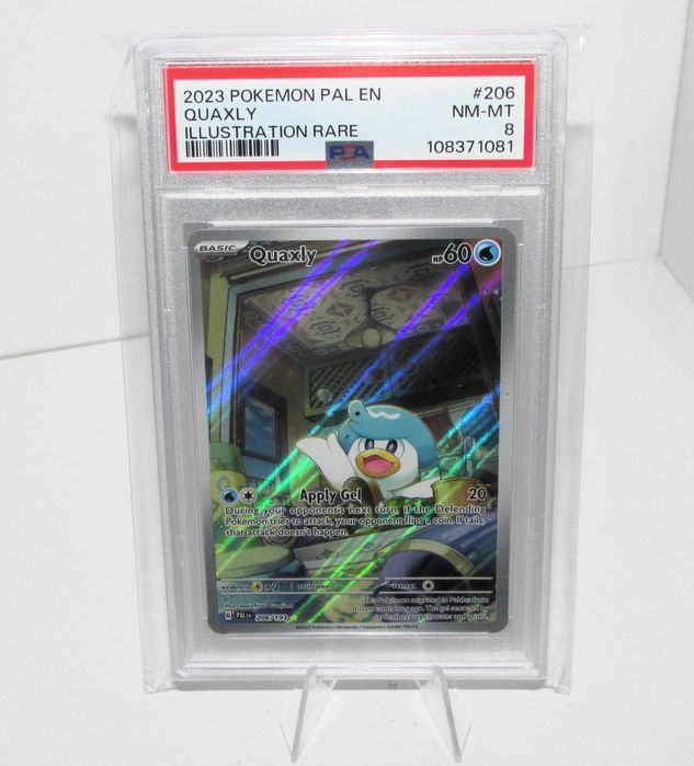 Quaxly Holo - PSA 8 - Pokémon 2023