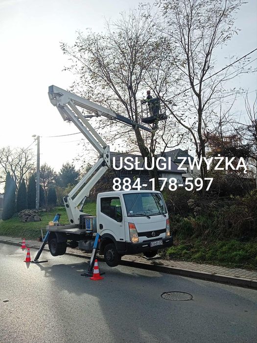 Usługi podnośnikiem koszowym zwyżka 20 m