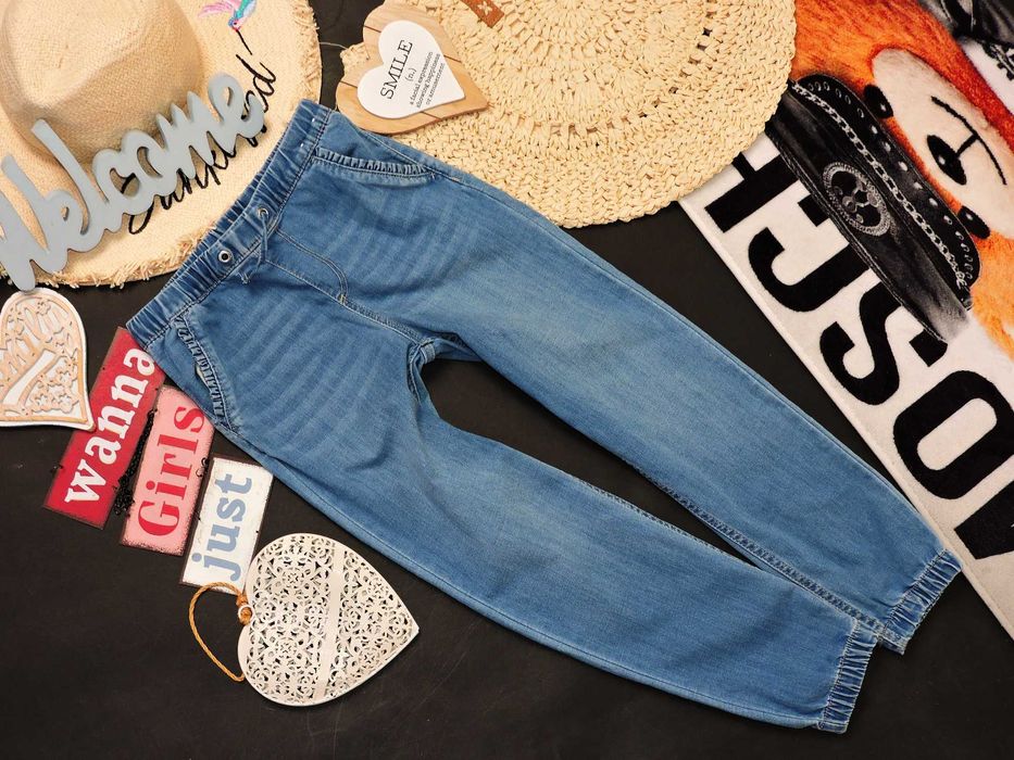 H&M - spodnie jeansy pumpy joggersy r 128