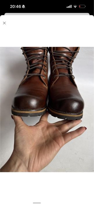 Шкіряні черевики Timberland waterproof