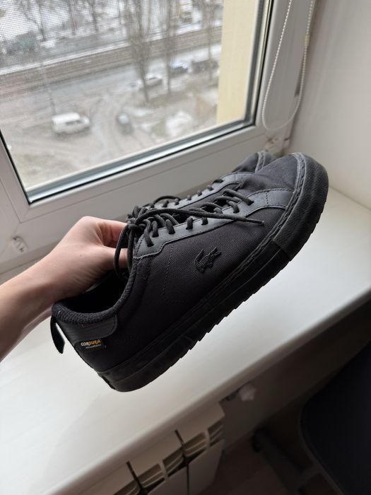 Кеди Lacoste чорні
