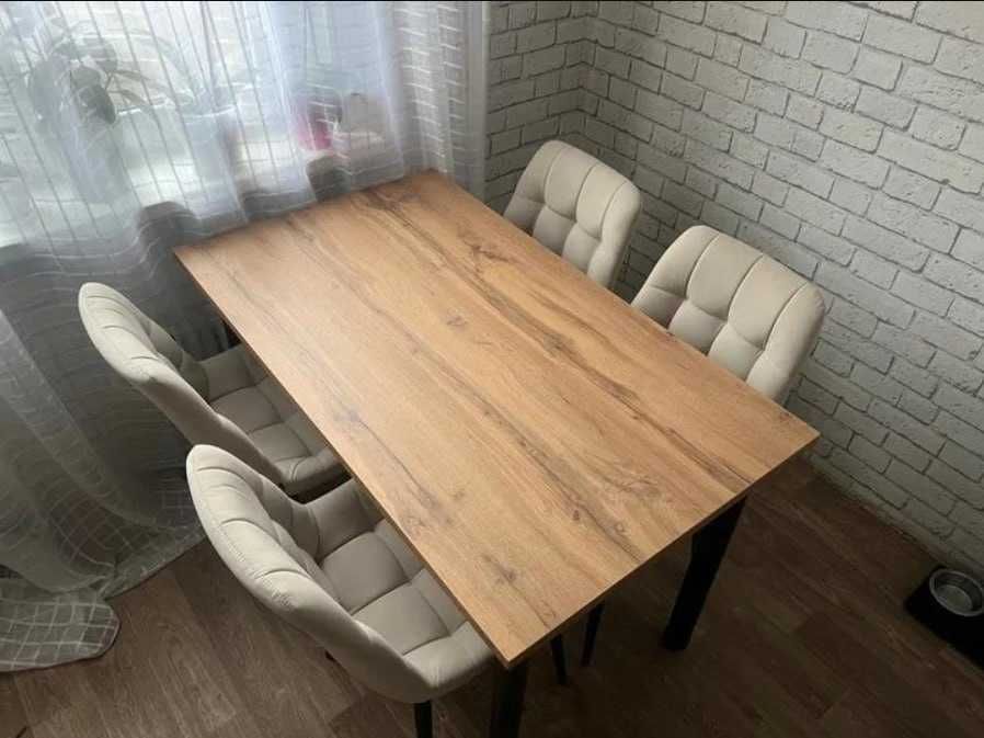 Стіл кухонний з металевими ніжками Стол кухонный Стол обеденный