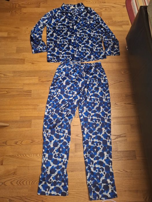 Piżama jedwabna dwuczęściowa