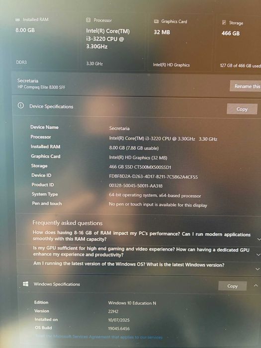 Iphone SE 3º Gen 2022  / Desktop HP / Dockstation