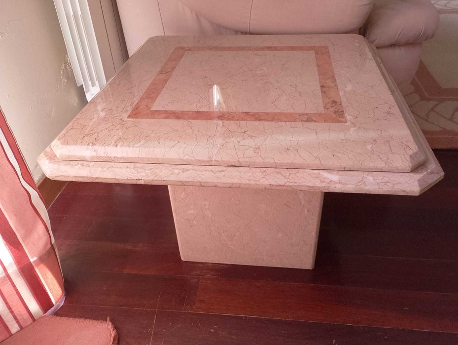Mesa de Marmore Centro Quadrada (600 x 600 mm)