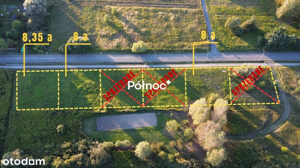 Okazja! 6 działek budowlanych – Tarnobrzeg Sobów