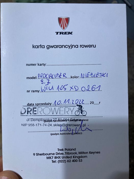 Trek Prokaliber 9.7/ lub zamienię na gravel