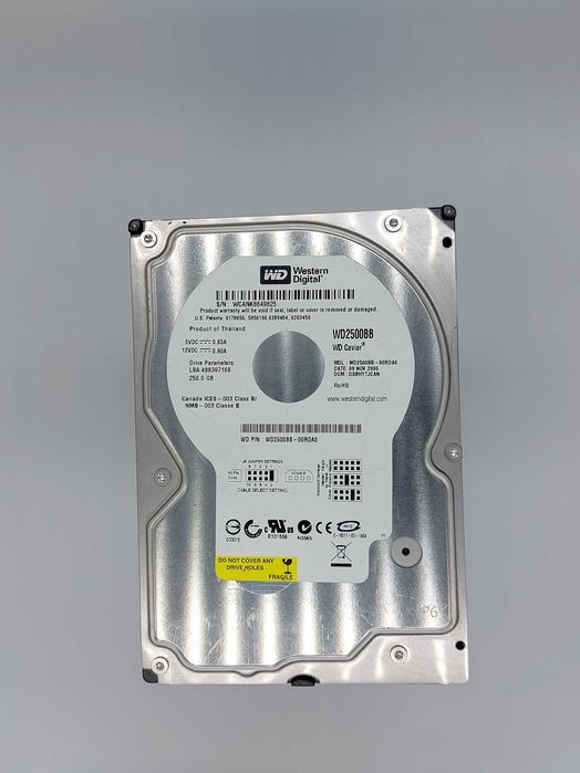 Disco Rígido Western Digital WD2500BB 250GB 7200 RPM IDE EIDE PATA