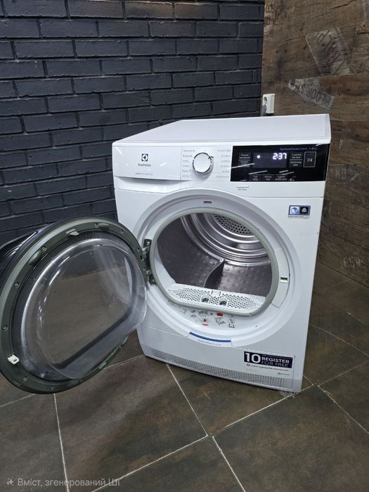 Тепловий насос. Економна сушильна машина А+++ Electrolux EW8H458BP