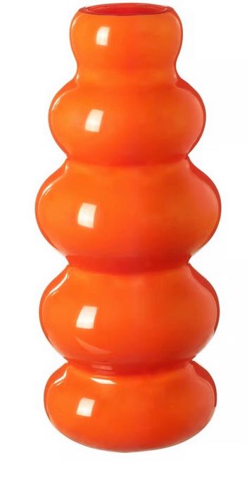 KÄLLARHALS Wazon, pomarańczowy, 26 cm