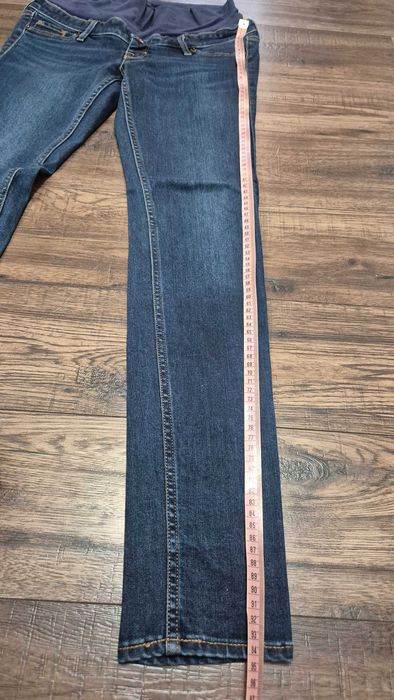 spodnie ciążowe jeansy mama h&m mama hm skinny S 36 okazja