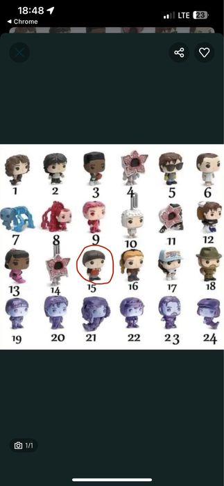 Обмін та продаж фігурки stranger things дивні дива