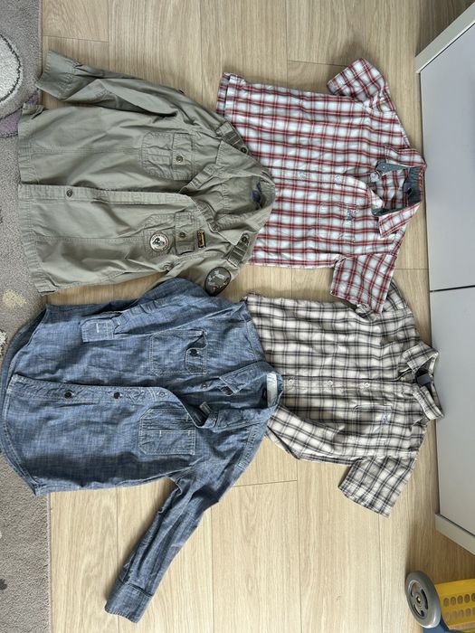 Paka dla chłopca r 110/116 bdb stan zara hm bluza spodnie koszulka