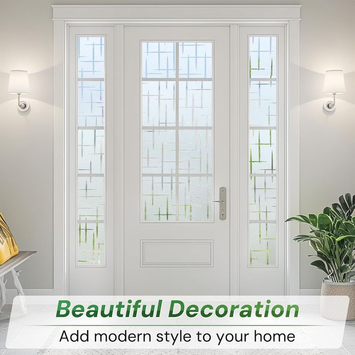 Folia Okienna Mrożona Samoprzylepna 44,5x400cm Prywatność Łazienka