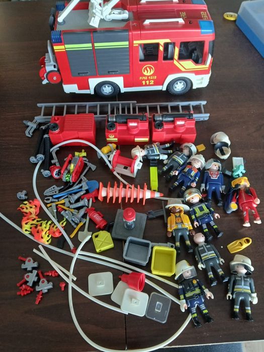 Zestaw straż pożarna playmobil