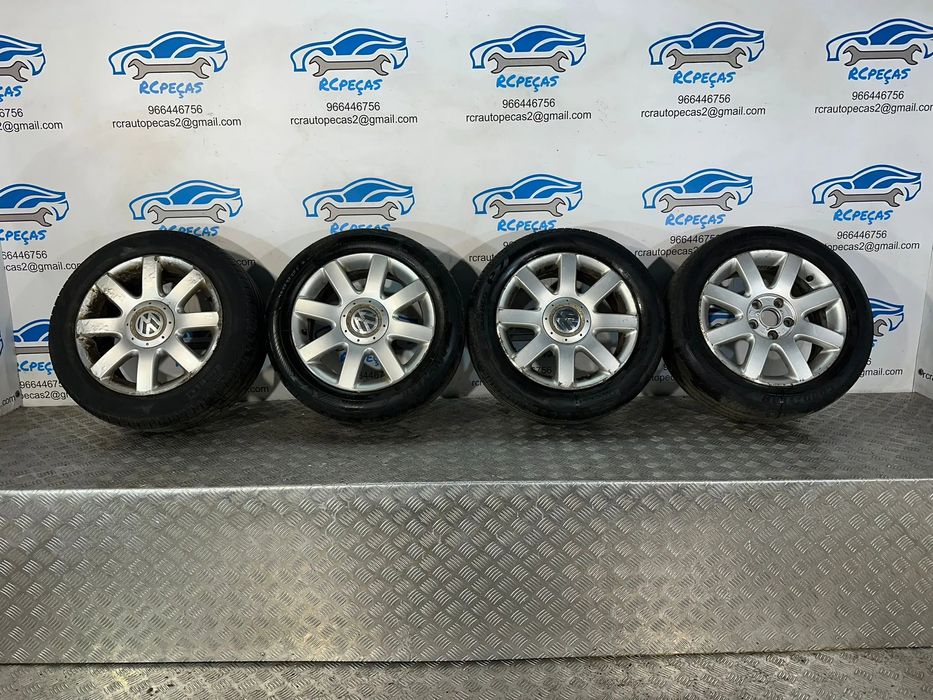 Conjunto Jantes 16 VW Volkswagen Touran 6.5J ET50 5x112 1K0601025R
