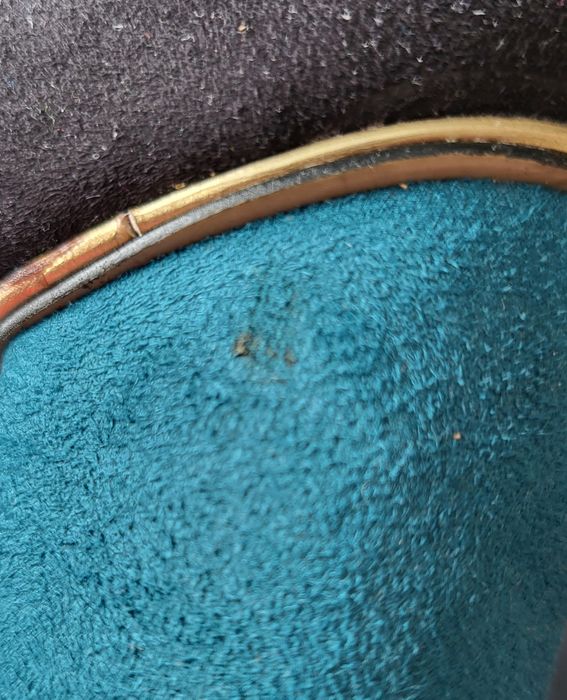 (39) Czarno-niebieskie zamszowe buty na wysokim obcasie i platformie